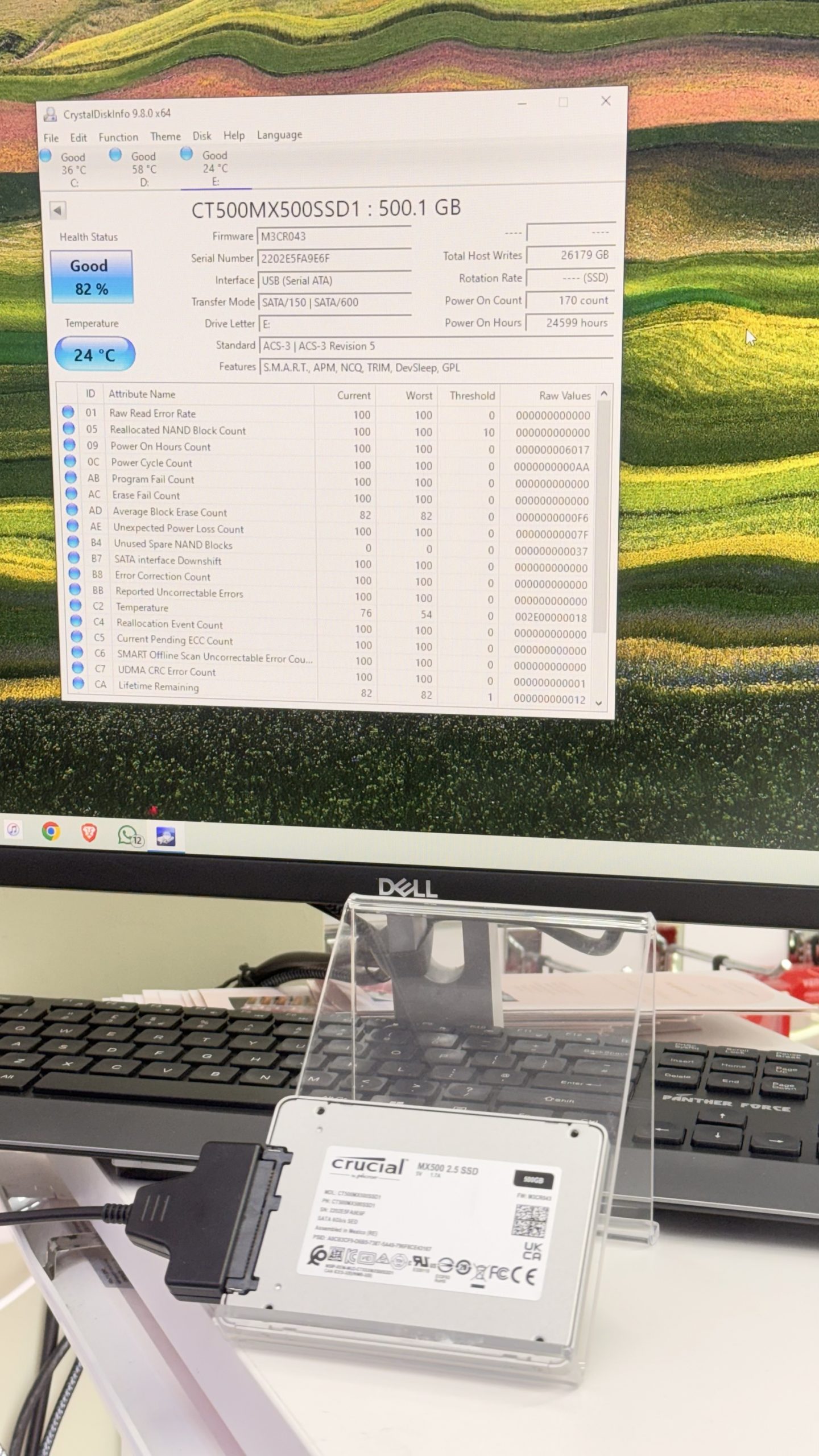 Crucial 500 GB SSD - CT500MX500SSD1 - Image 2