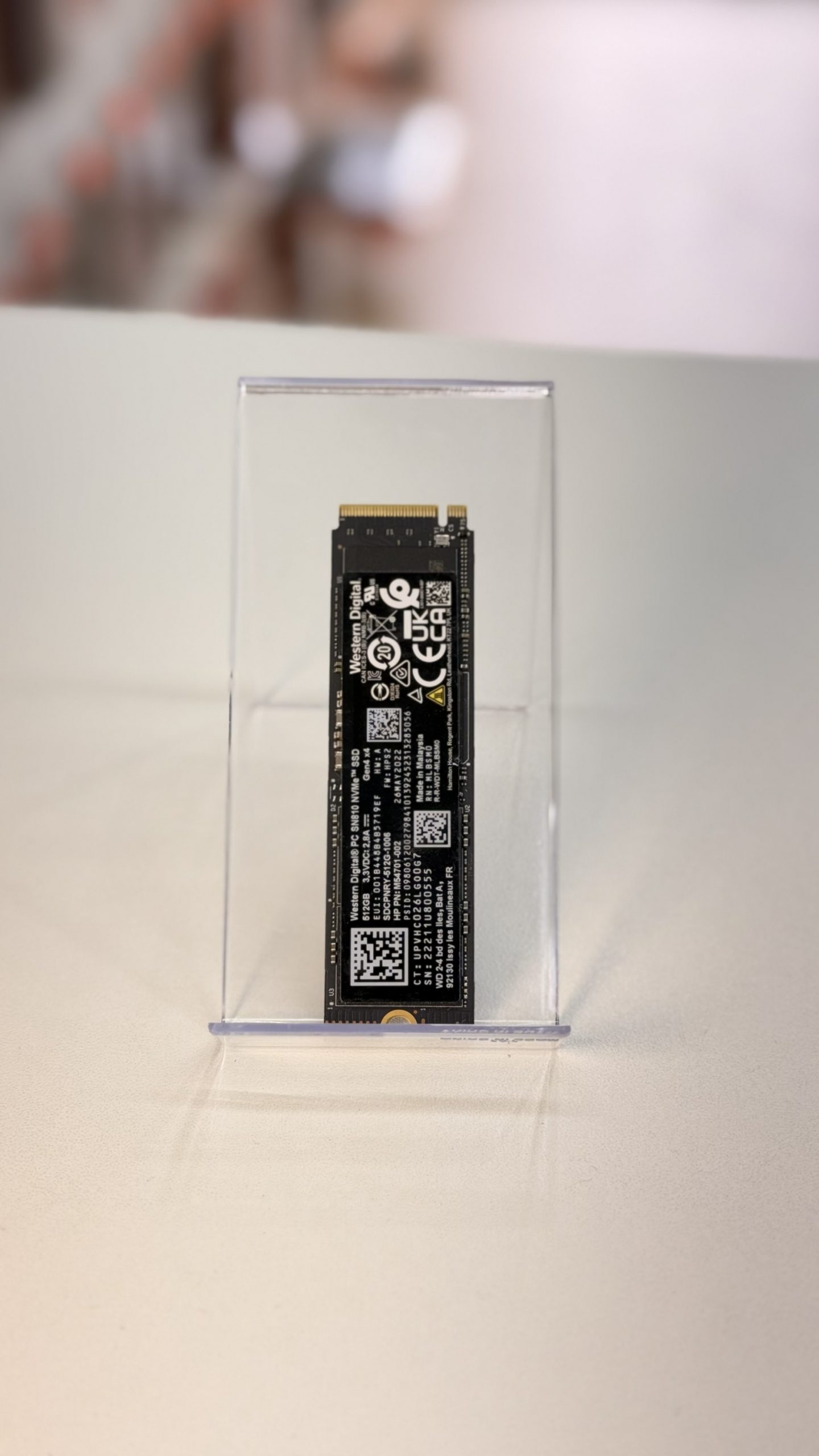 WESTERN DIGITAL 512GB NVMe M.2 SSD