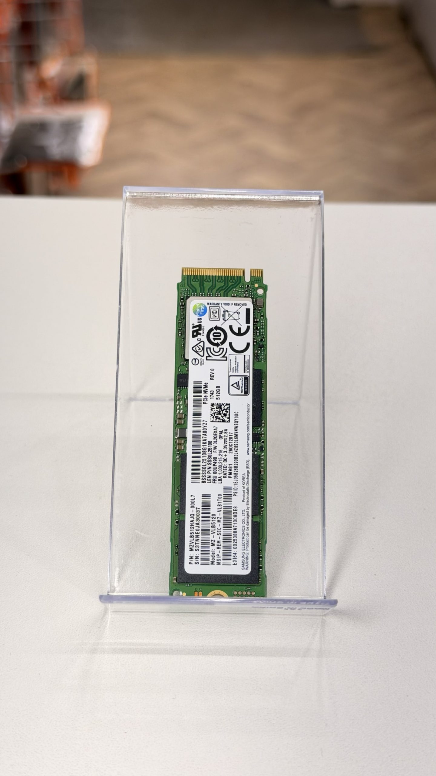 Samsung 512GB NVMe M.2 SSD – MZVLB512HAJQ