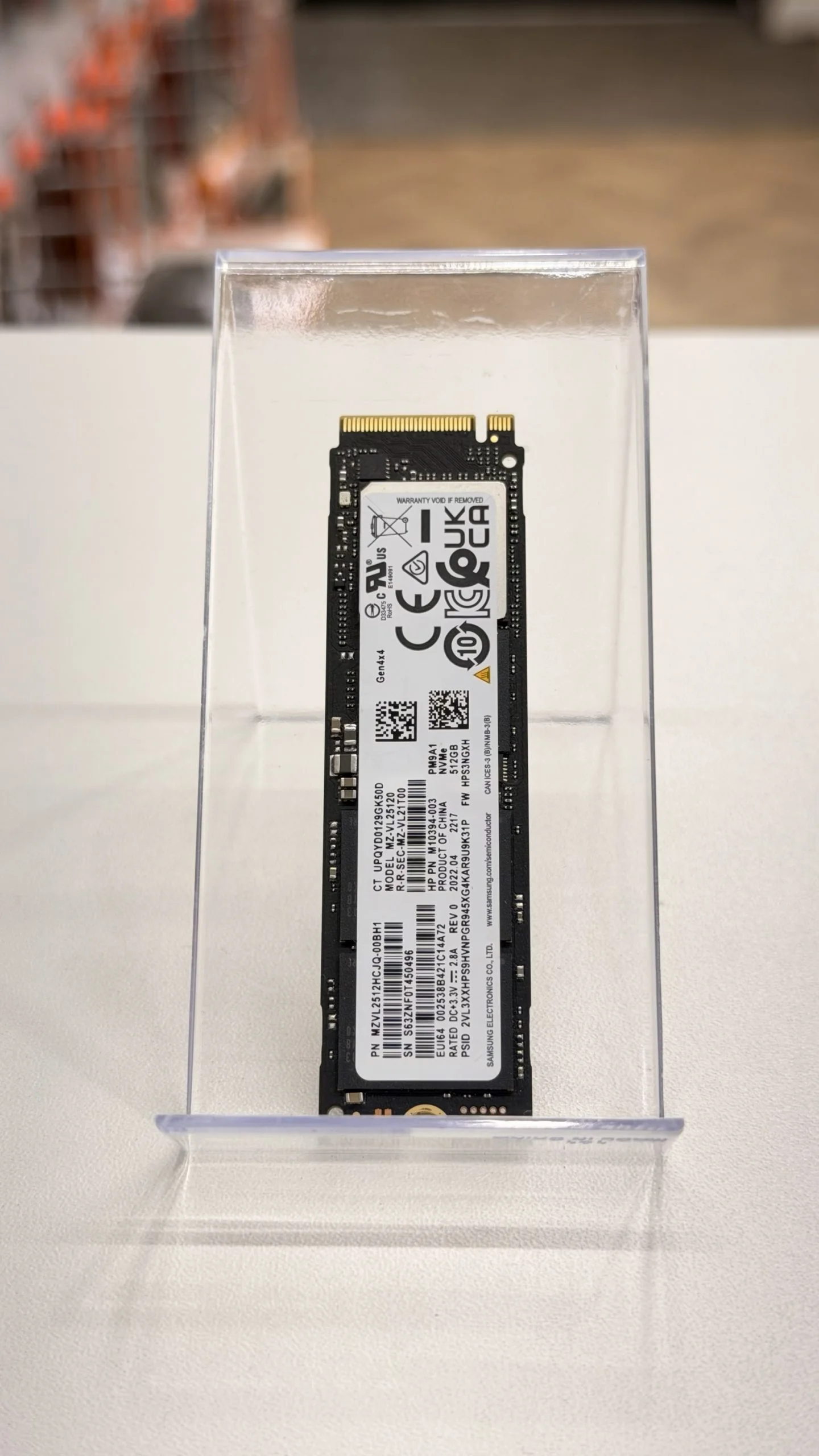 Samsung 512GB NVMe M.2 SSD – MZVL2512HCJQ